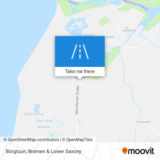 Börgtuun map