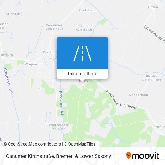 Canumer Kirchstraße map