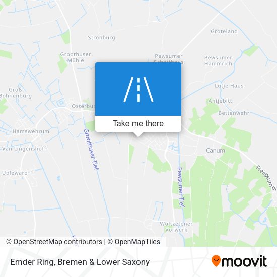 Emder Ring map