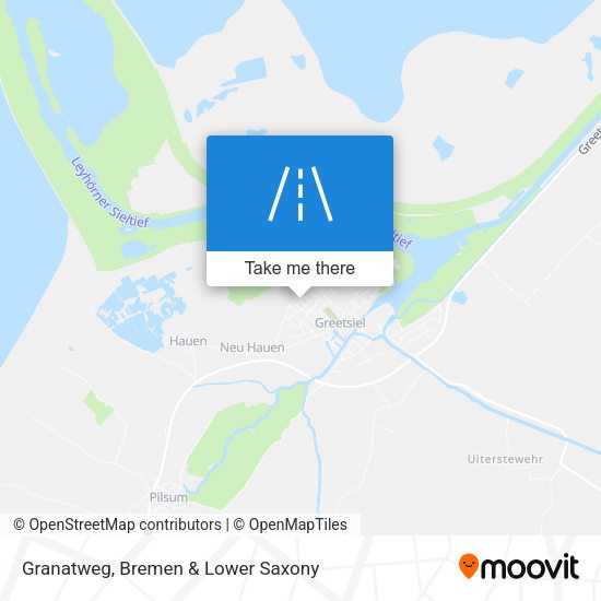 Granatweg map