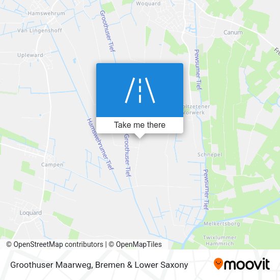Groothuser Maarweg map