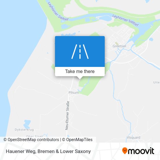 Hauener Weg map