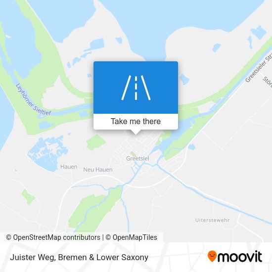 Juister Weg map