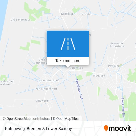 Katersweg map