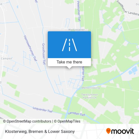 Klosterweg map