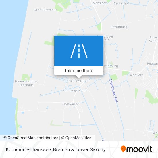 Kommune-Chaussee map
