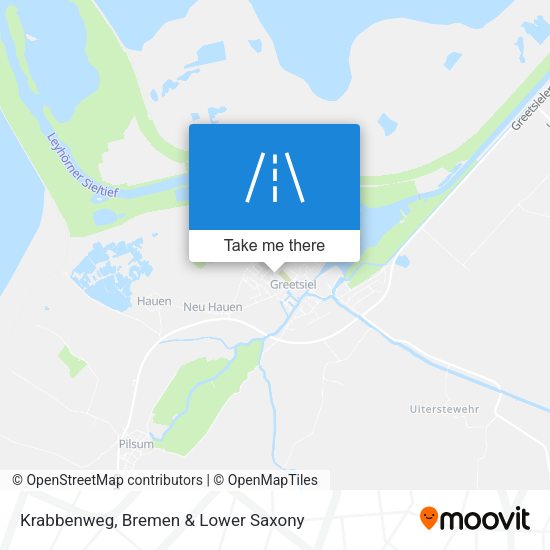 Krabbenweg map