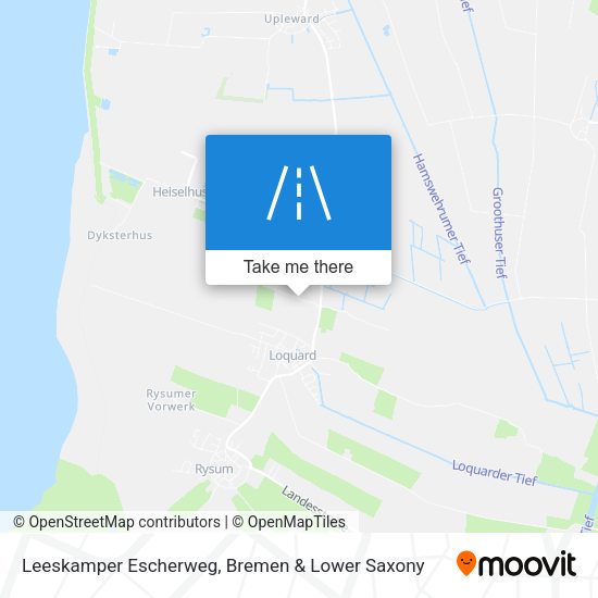 Leeskamper Escherweg map