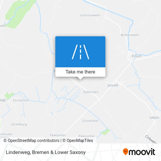 Lindenweg map