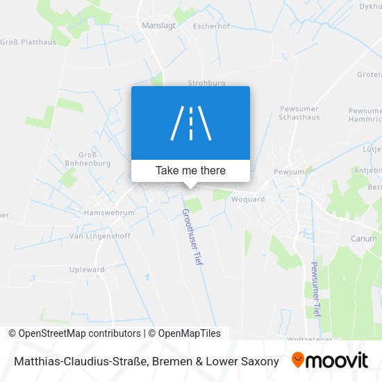 Matthias-Claudius-Straße map