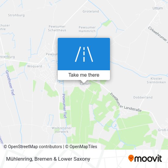 Mühlenring map