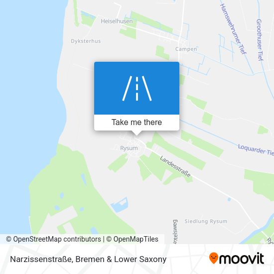 Narzissenstraße map