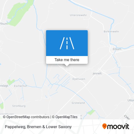 Pappelweg map