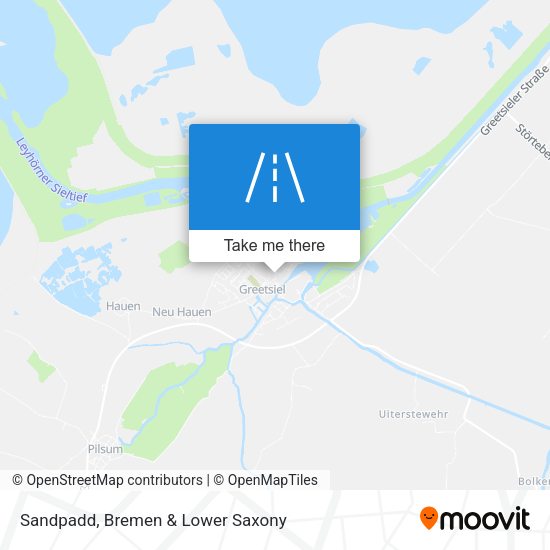 Sandpadd map