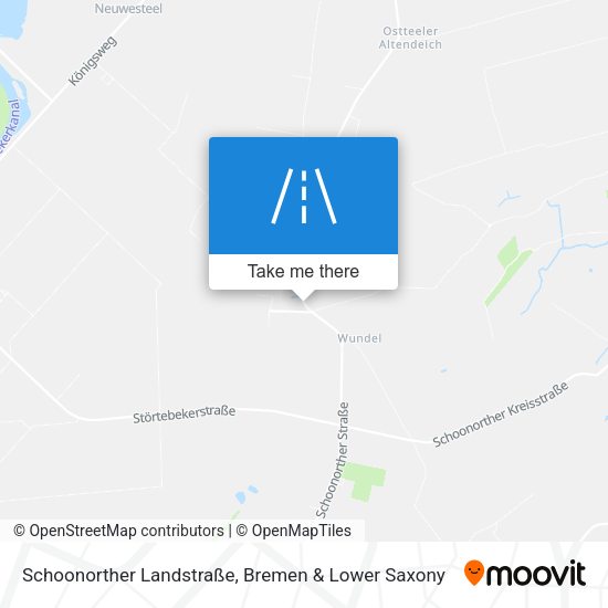 Schoonorther Landstraße map