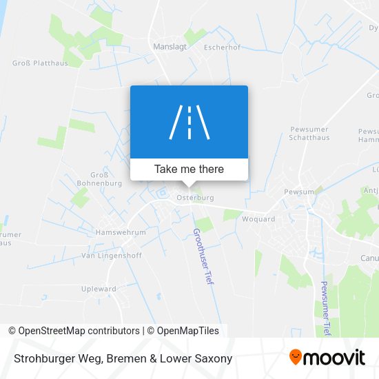 Strohburger Weg map