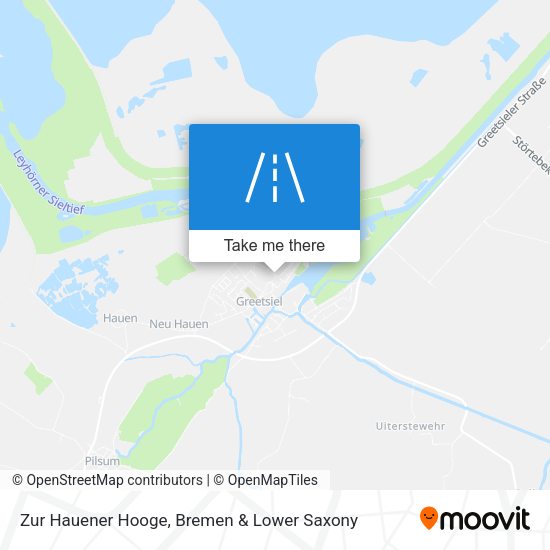 Zur Hauener Hooge map