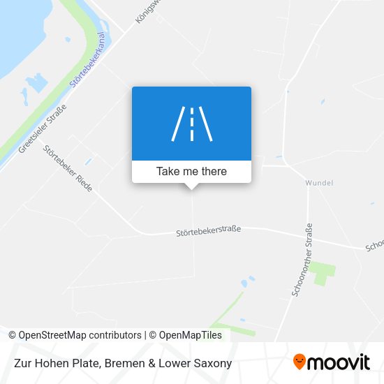Zur Hohen Plate map