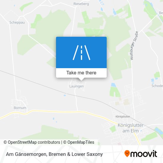 Am Gänsemorgen map