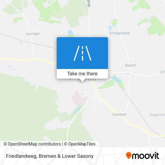 Friedlandweg map