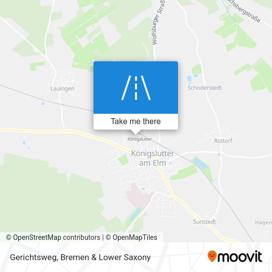 Gerichtsweg map