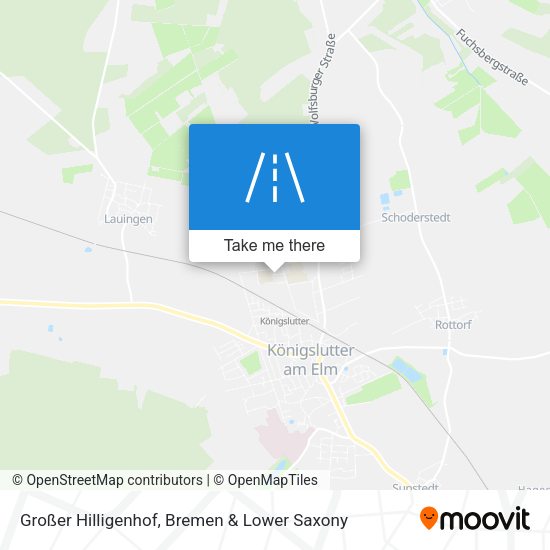 Großer Hilligenhof map