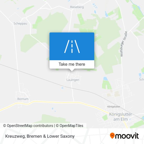 Kreuzweg map