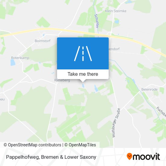 Pappelhofweg map