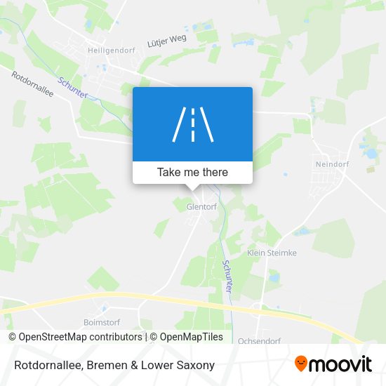 Rotdornallee map