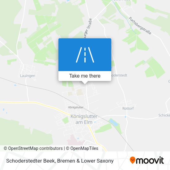 Schoderstedter Beek map
