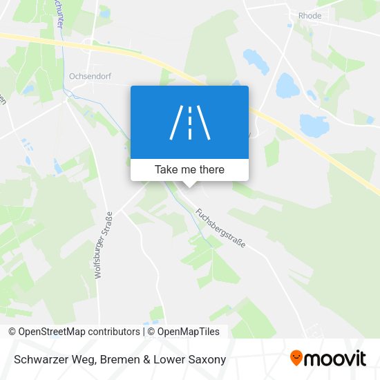 Schwarzer Weg map