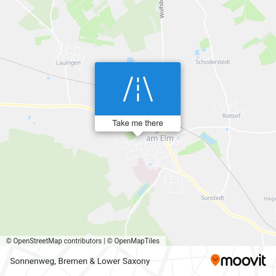 Sonnenweg map