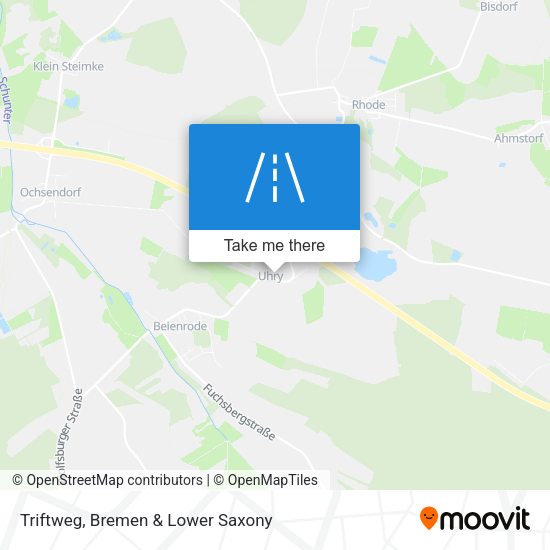 Triftweg map