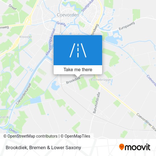 Brookdiek map