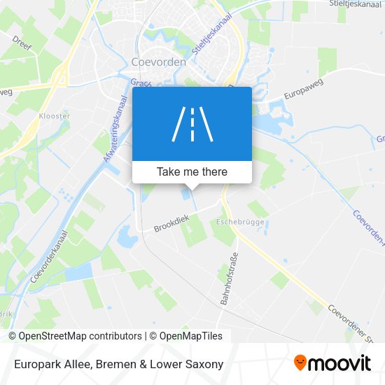 Europark Allee map