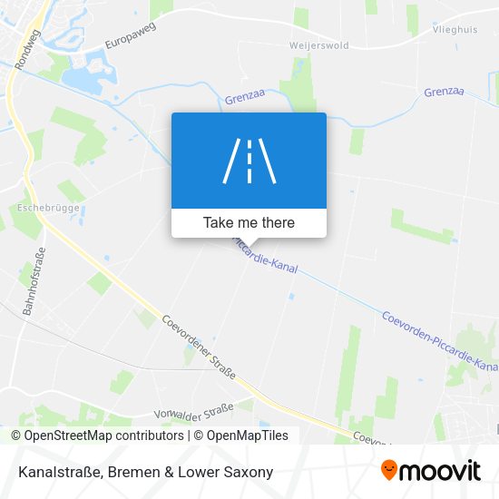 Kanalstraße map