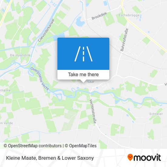 Kleine Maate map