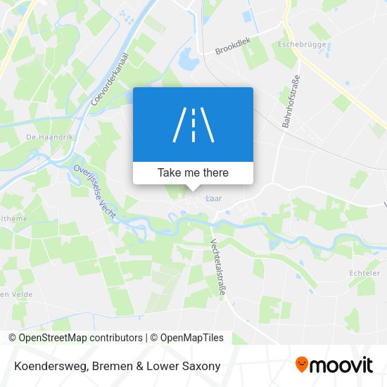 Koendersweg map