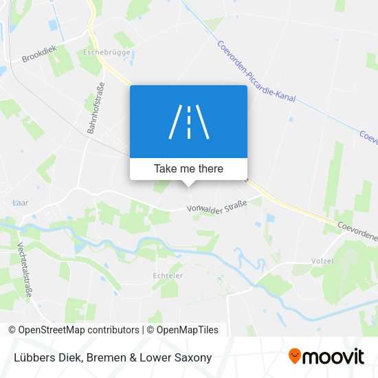Lübbers Diek map