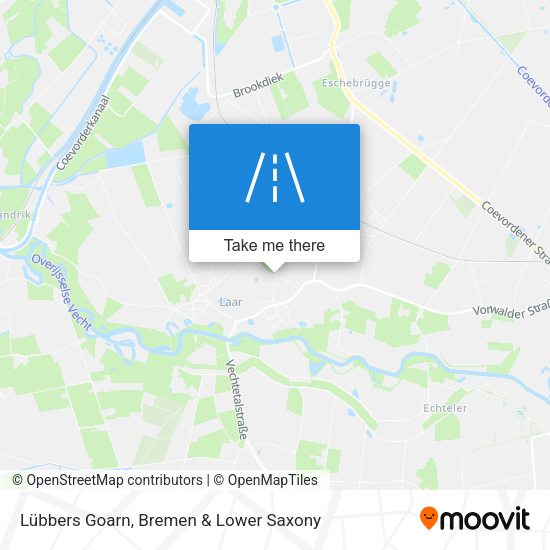 Lübbers Goarn map