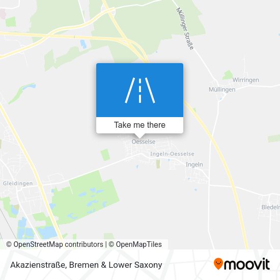 Akazienstraße map