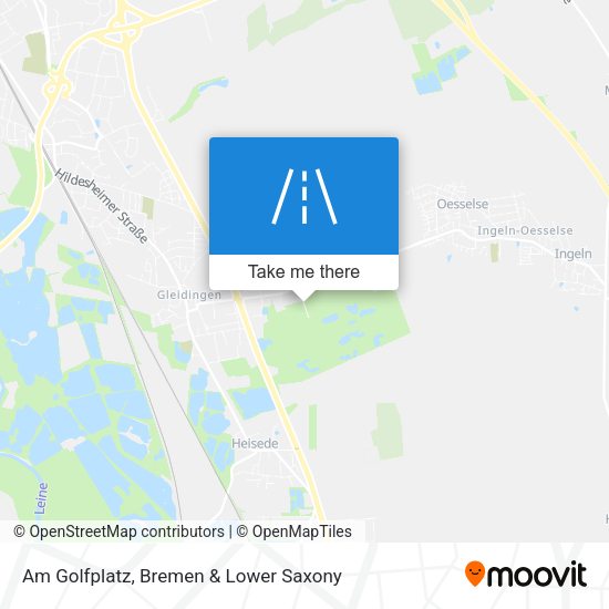 Am Golfplatz map