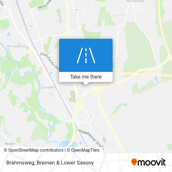 Brahmsweg map
