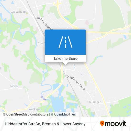 Hiddestorfer Straße map