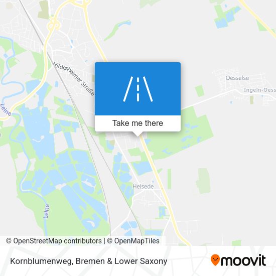 Kornblumenweg map