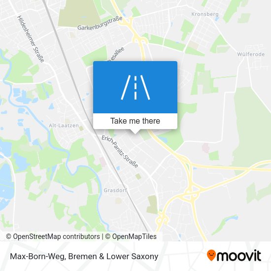 Max-Born-Weg map