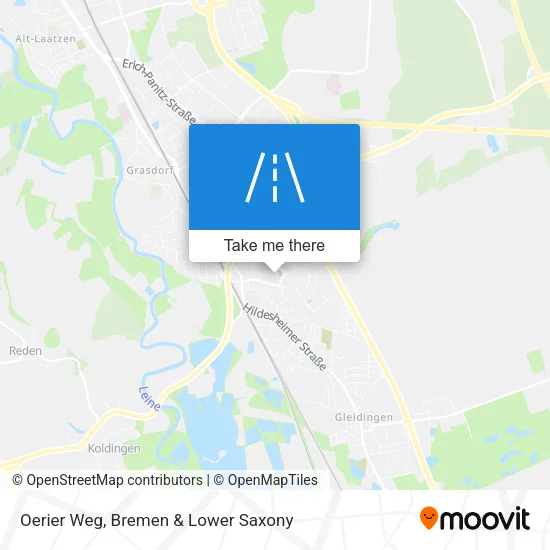 Карта Oerier Weg