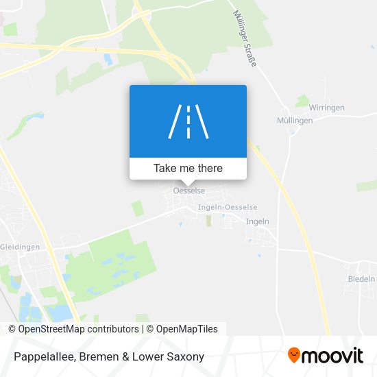 Pappelallee map