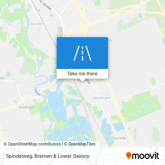 Spindelweg map