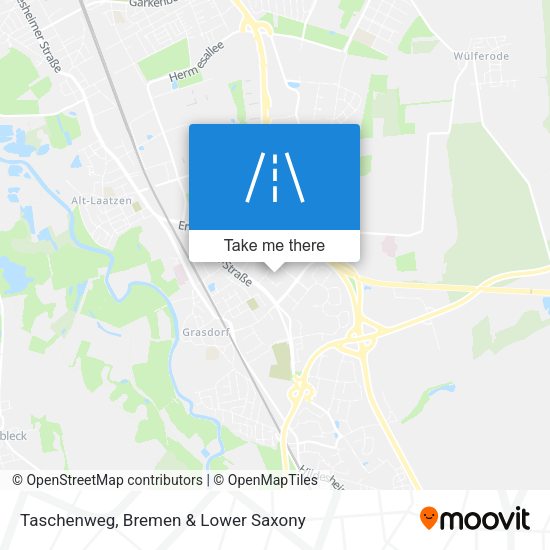 Taschenweg map